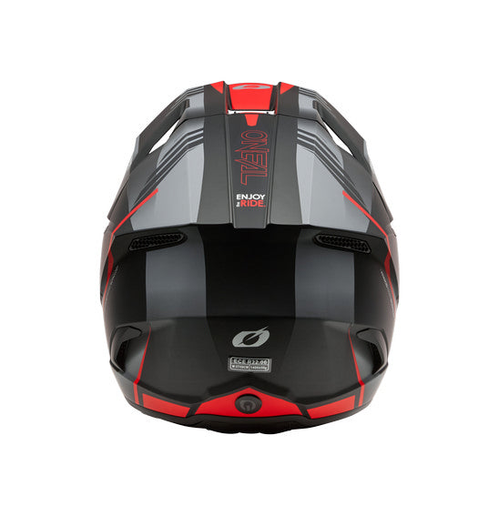 O'Neal 2026 3SRS HAZE Helmet - Black/Grey/Red