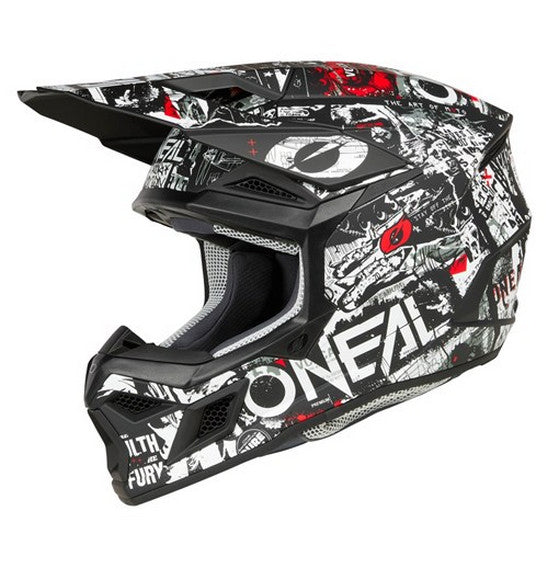 O'Neal 3SRS ATTACK Helmet - Black/White