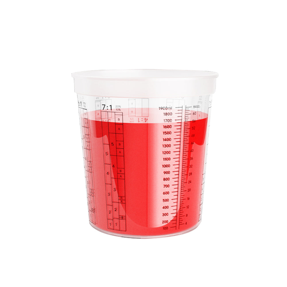 HANSPRAY MIXING CUPS 1900ML (2300ML CAPACITY) - SLEEVE OF 25