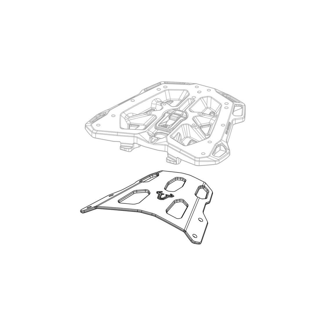 REAR CARRIER SW MOTECH STREET RACK HONDA CB750 HORNET 22-ON