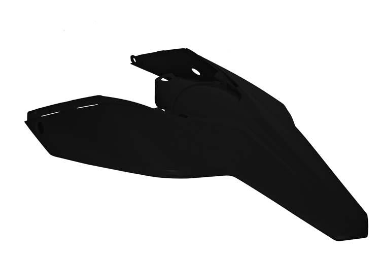 REAR FENDER RTECH BLACK KTM EXC SX EXCF SXF