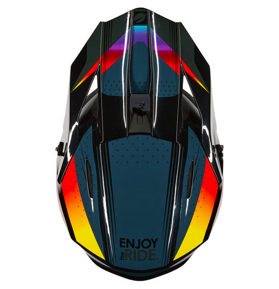 O'Neal Youth 1SRS RC Helmet - Black/Multi
