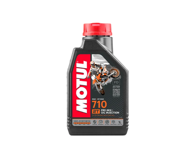 Motul 710 2T 1L 100% synthetic High Performance 2 Stroke Engine Lubricant