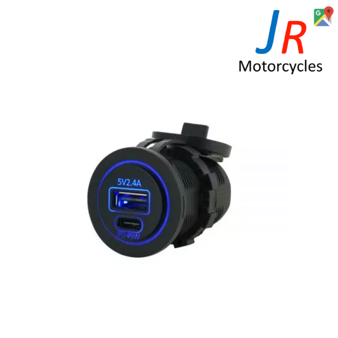 Marine Grade USB Fast Charger Power Delivery, 45W 1A+1C image 0