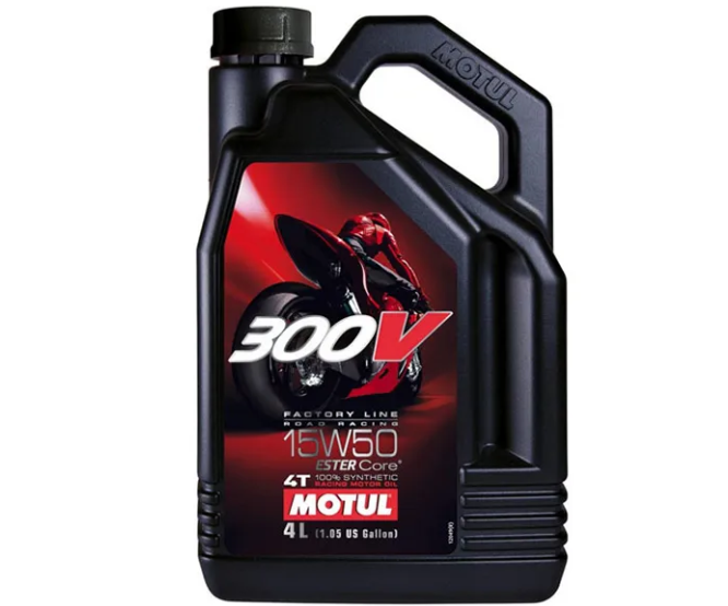 Motul Road Racing 4-stroke 300V 100% Synthetic 4T RR 15W50 4L