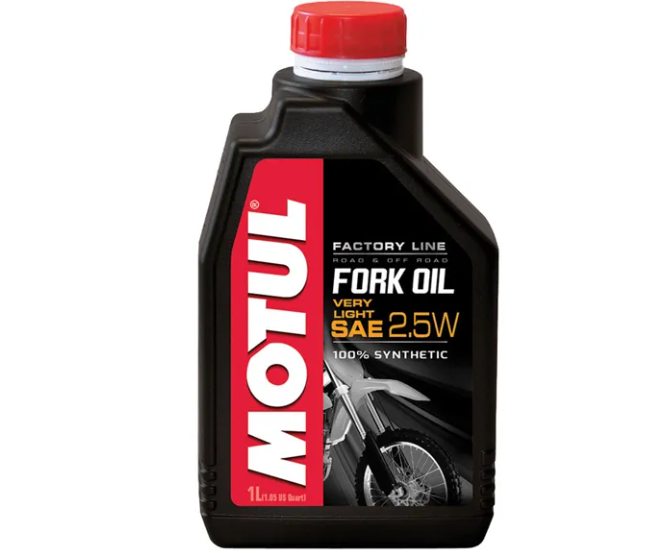 Motul 100% Synthetic Factory Line Very Light Fork Oil FL V L 2.5W 1L