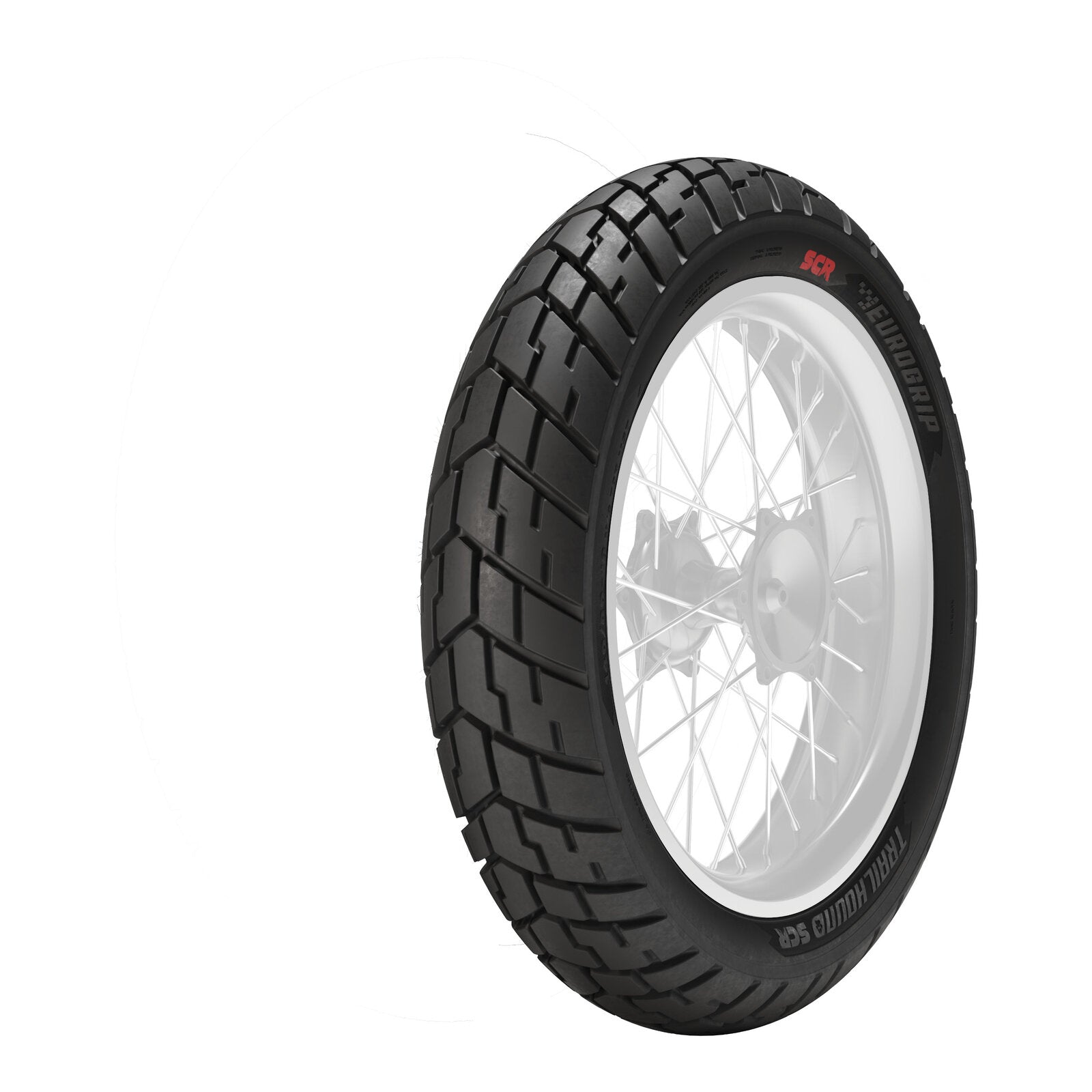 Eurogrip Trailhound SCR 150/60-17 Rear Tubeless Radial Tyre (66H Rating)