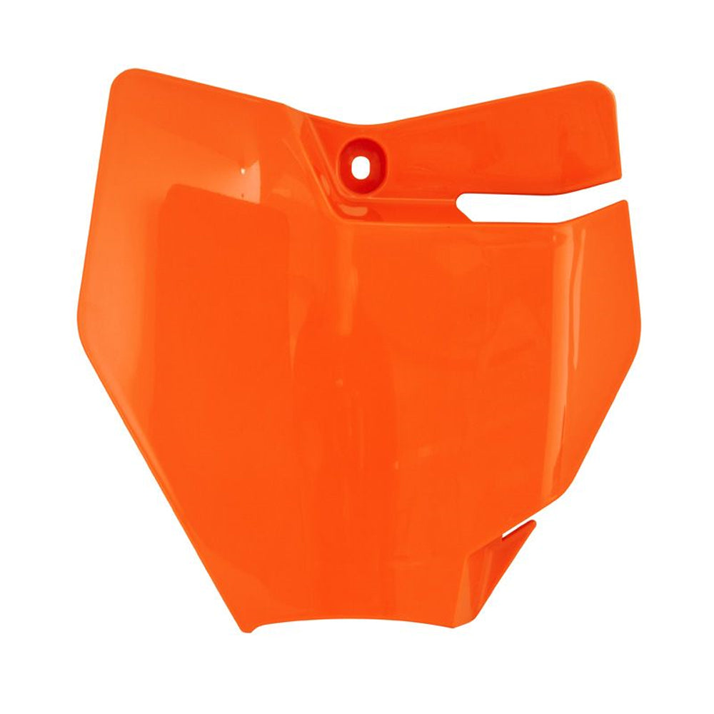 NUMBER PLATE RTECH ORANGE KTM 50 SX 16-ON SX-E 20-ON