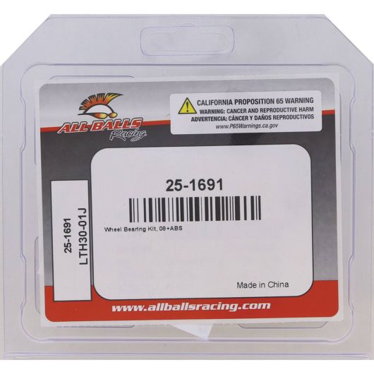 ALL BALLS WHEEL BEARING KIT 25-1691 HD ABS Only Front