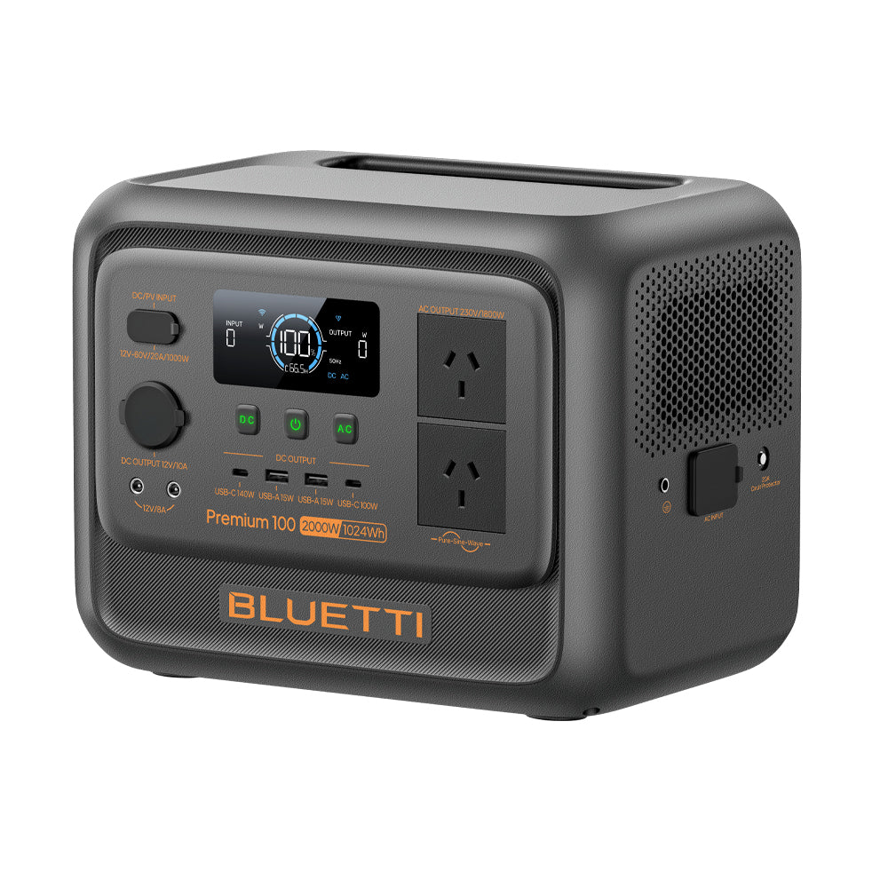 BLUETTI PREMIUM 100 V2 POWER STATION | 2000W 1024Wh