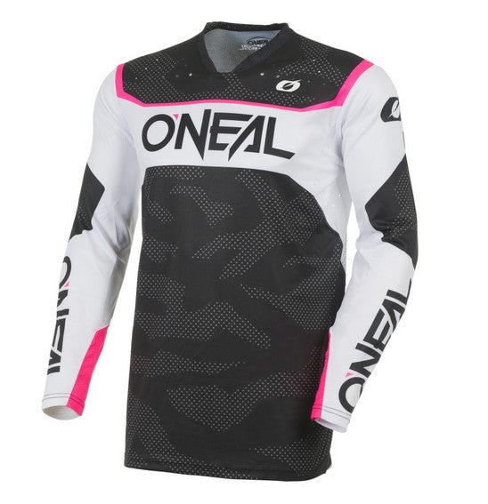 O'Neal 2027 HARDWEAR Camo Jersey - Black/White/Pink