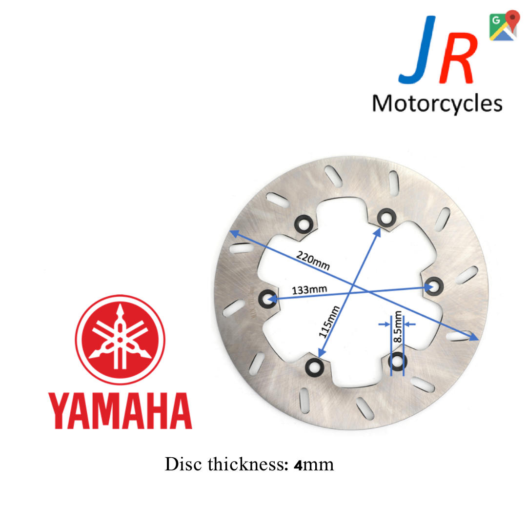 Rear brake rotor disc Yamaha DT TT R DT WR YZ MX 125 250 360 400 490 500 600 image 0