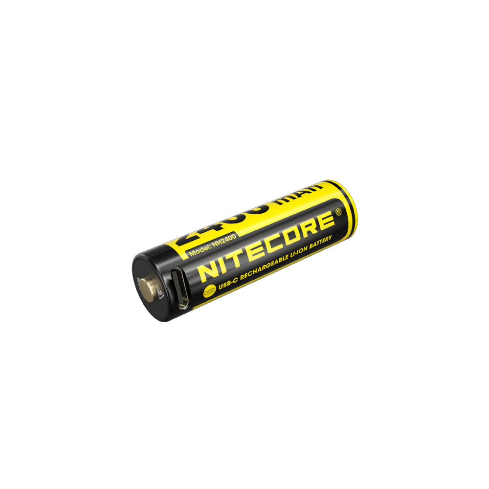 NITECORE LI-ION RECHARGEABLE USB-C AA BATTERY 2400MAH 1.5V 1PK