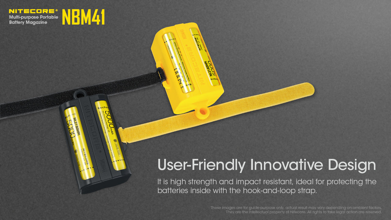 NITECORE NBM41 BATTERY MAGAZINE FOR 21700 / 18650 BATTERIES