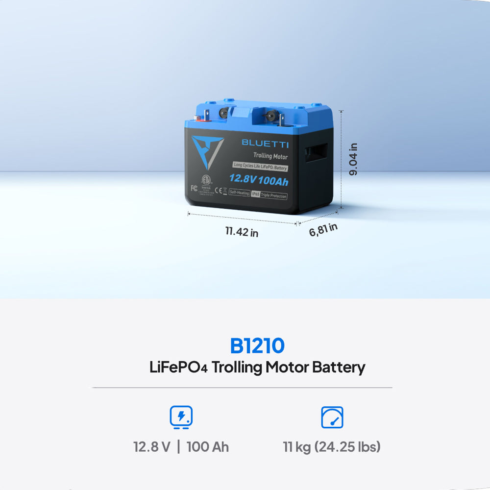 BLUETTI 12V 100A LITHIUM BATTERY