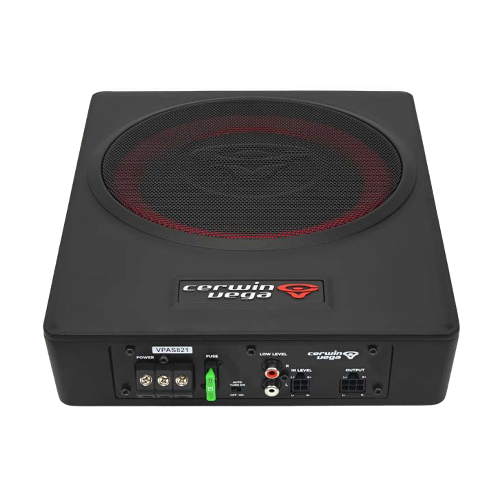 CERWIN VEGA 8" 3 CH UNDERSEAT ACTIVE SUBWOOFER 290W MAX 150W RMS X1 | 70W RMS X2 @ 4OHM