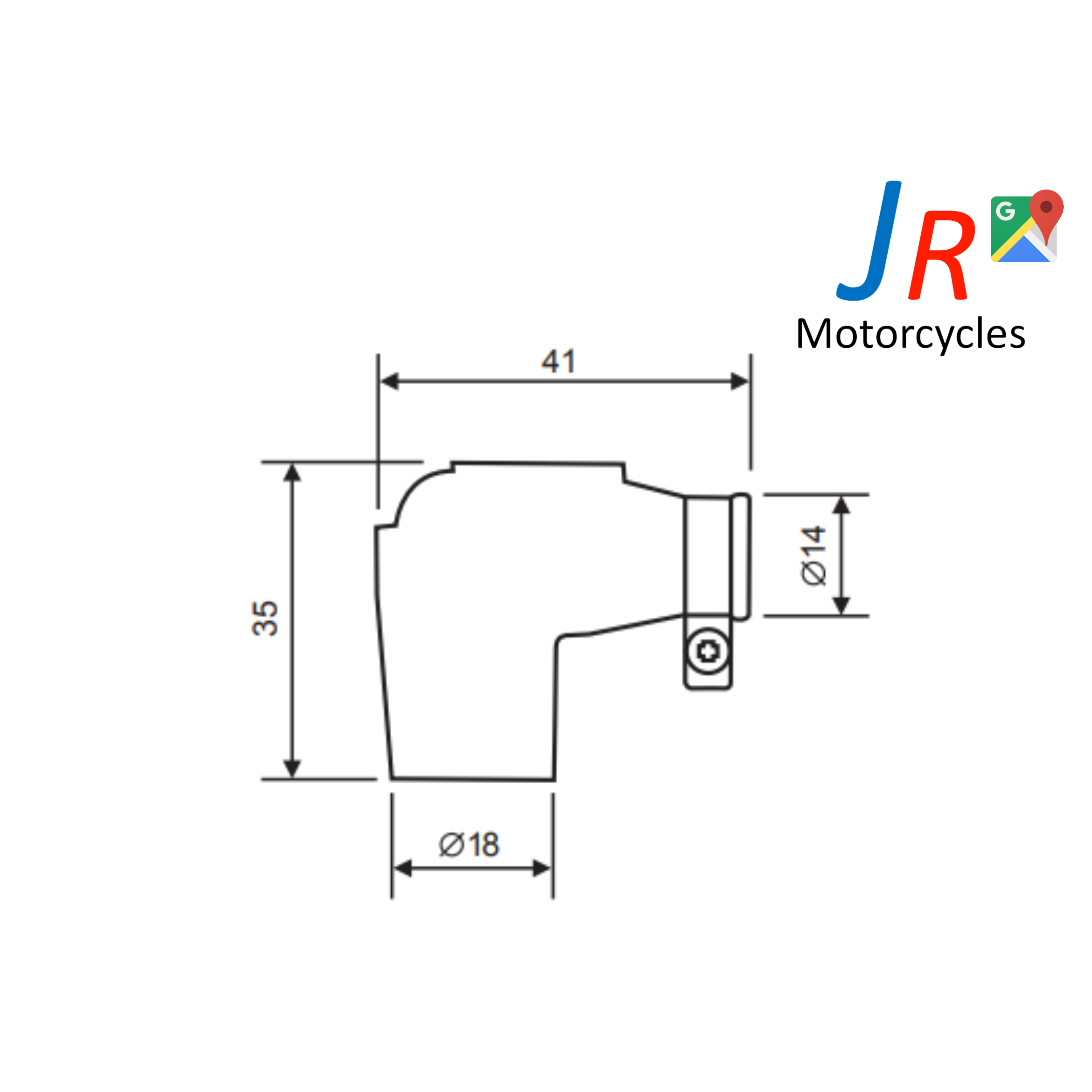 Genuine NGK LBER-B Resistor Spark Plug Cap (8306) Blue| Imported from Japan image 1