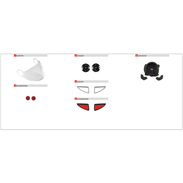J.05 HELMET SPARES