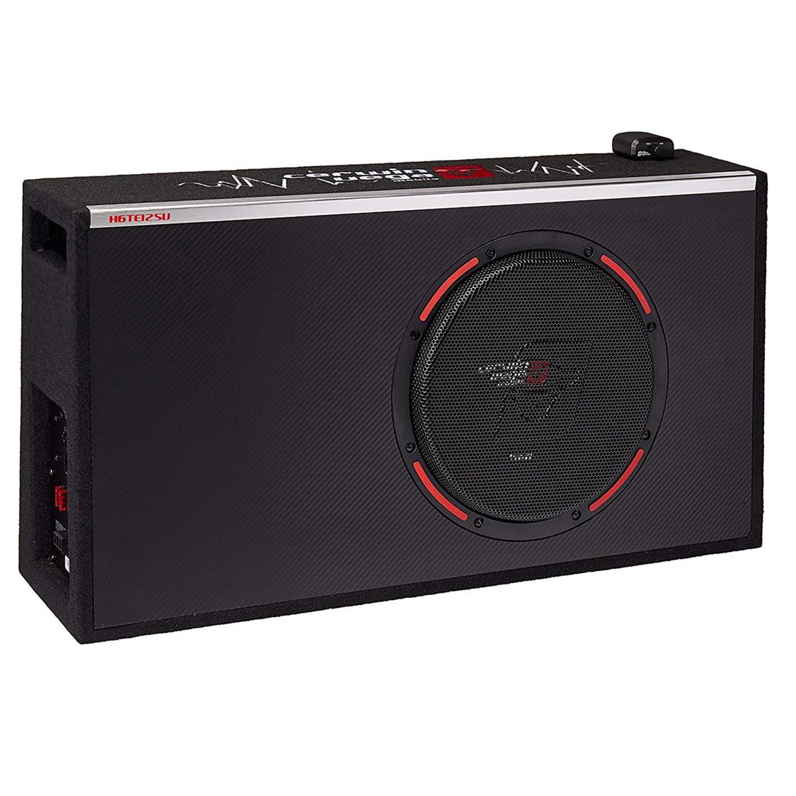 CERWIN VEGA 12" SLIM BOX SUBWOOFER AND AMPLIFIER ACTIVE 400W