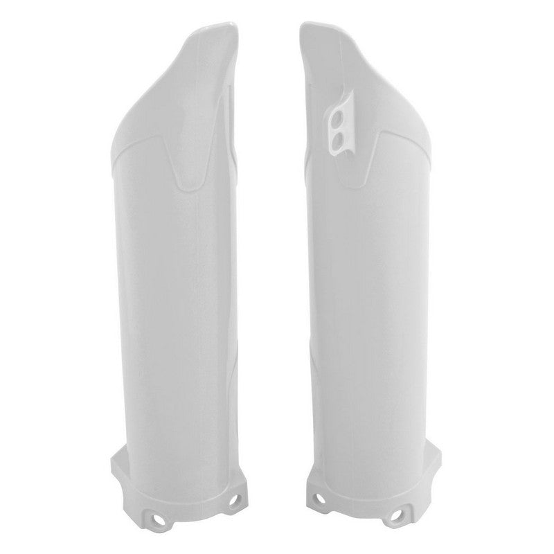 FORK PROTECTORS RTECH WHITE KAWASAKI KX250F 09-16 KX450F 09-15