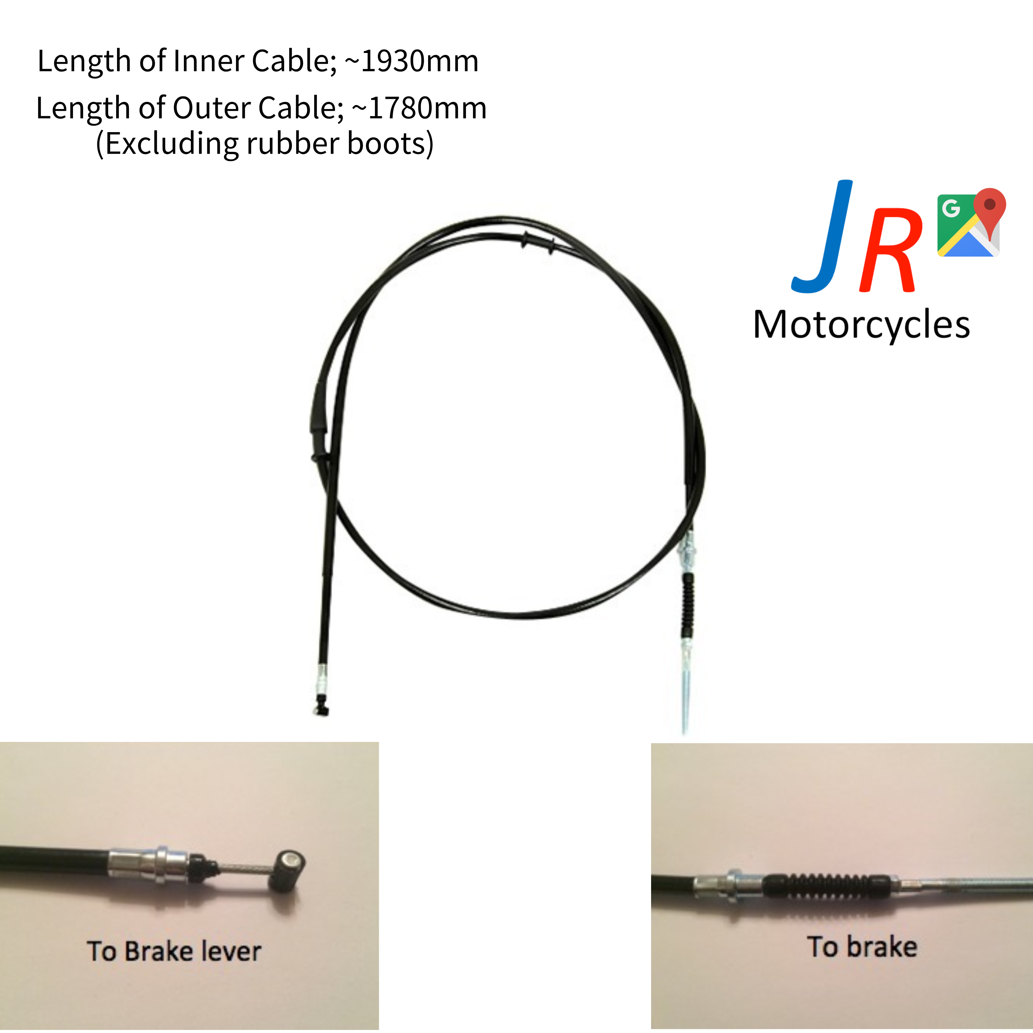 Honda dio af34 rear brake cable | Imported from Japan image 0