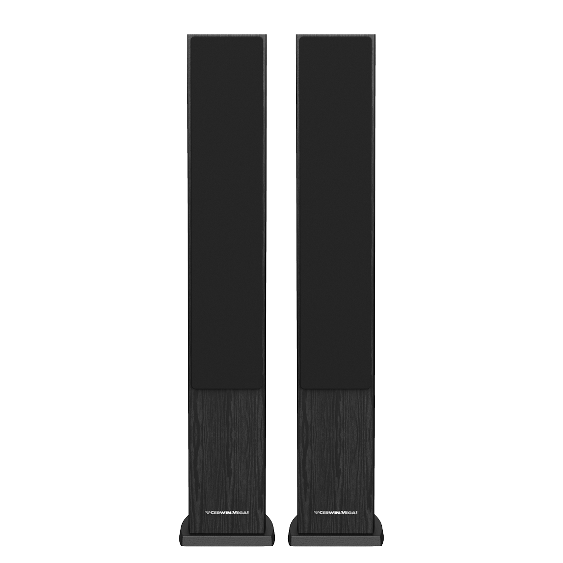 CERWIN VEGA LA SERIES HOME AUDIO 4" 3-WAY TOWER FLOOR SPEAKER BLACK 280W MAX PAIR