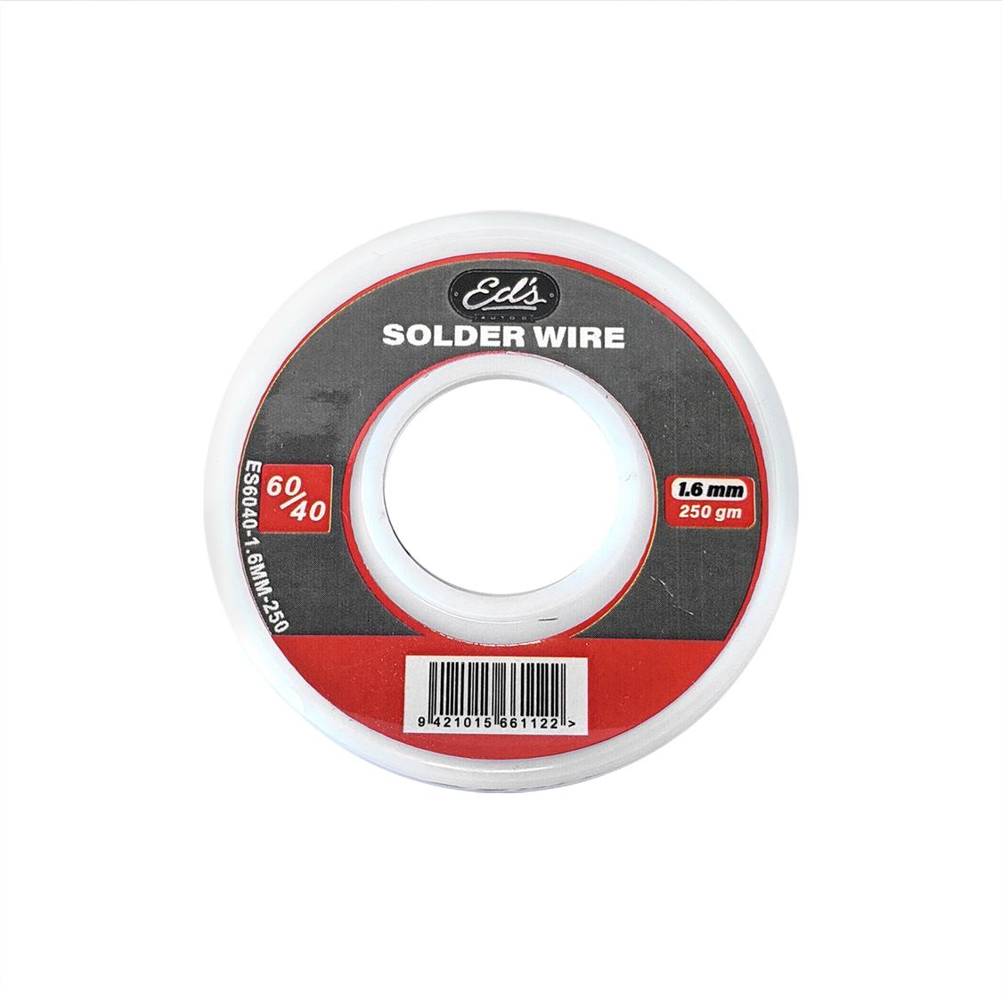 SOLDER 60/40 1.6MM 250G ROLL