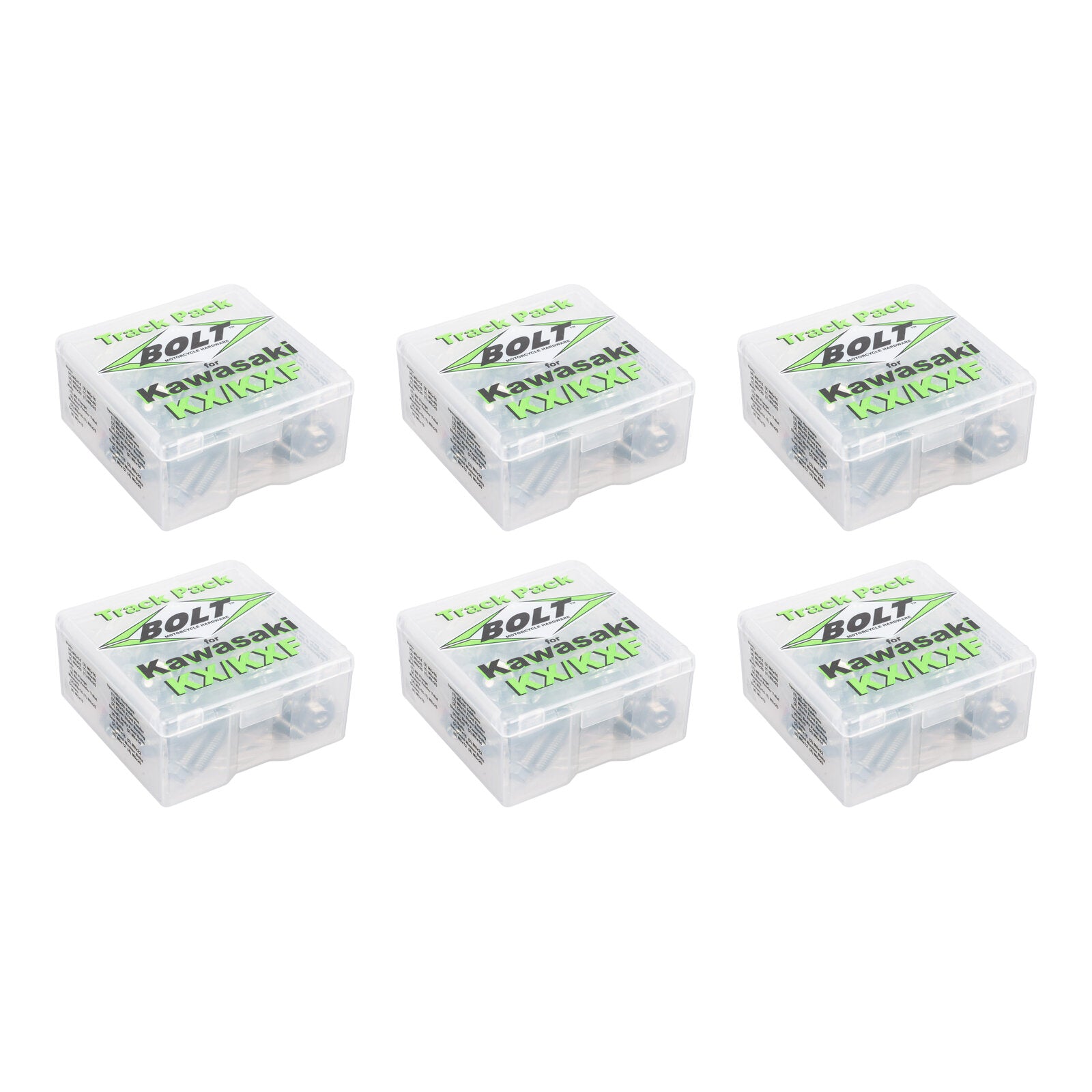 Bolt Track Pack for Kawasaki (6 Kits Display)