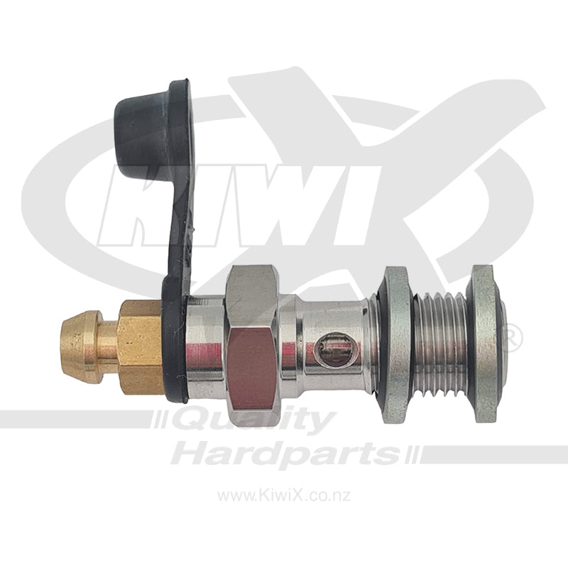 KiwiX Brake Banjo Bolt M10x1.00 Stainless Steel w/bleeder