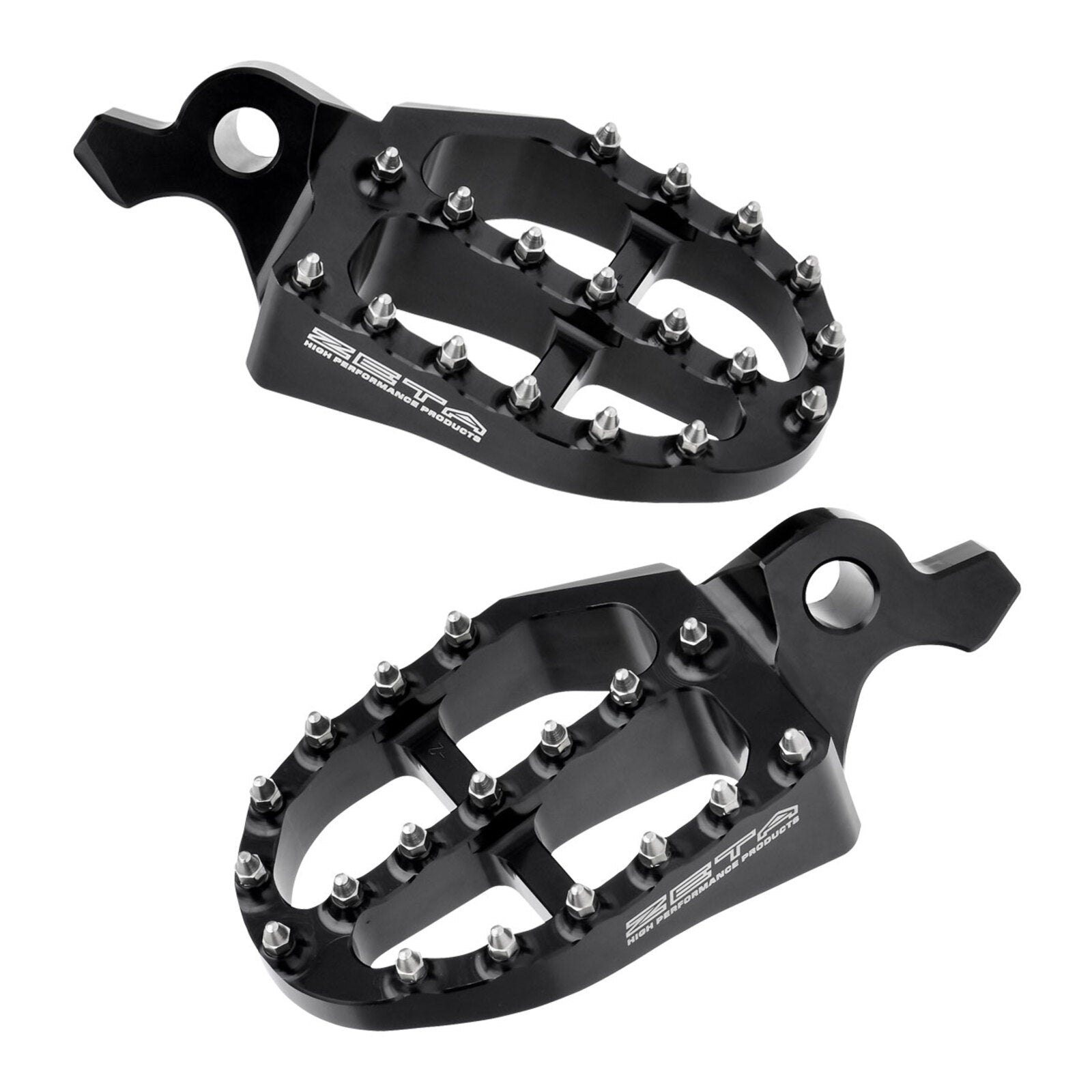 Zeta Aluminium Footpegs YZ '23- Black