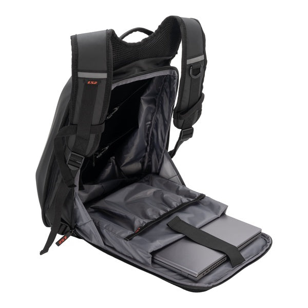 LS2 Shield Backpack 25L Expandable – Fits Full-Face Helmet