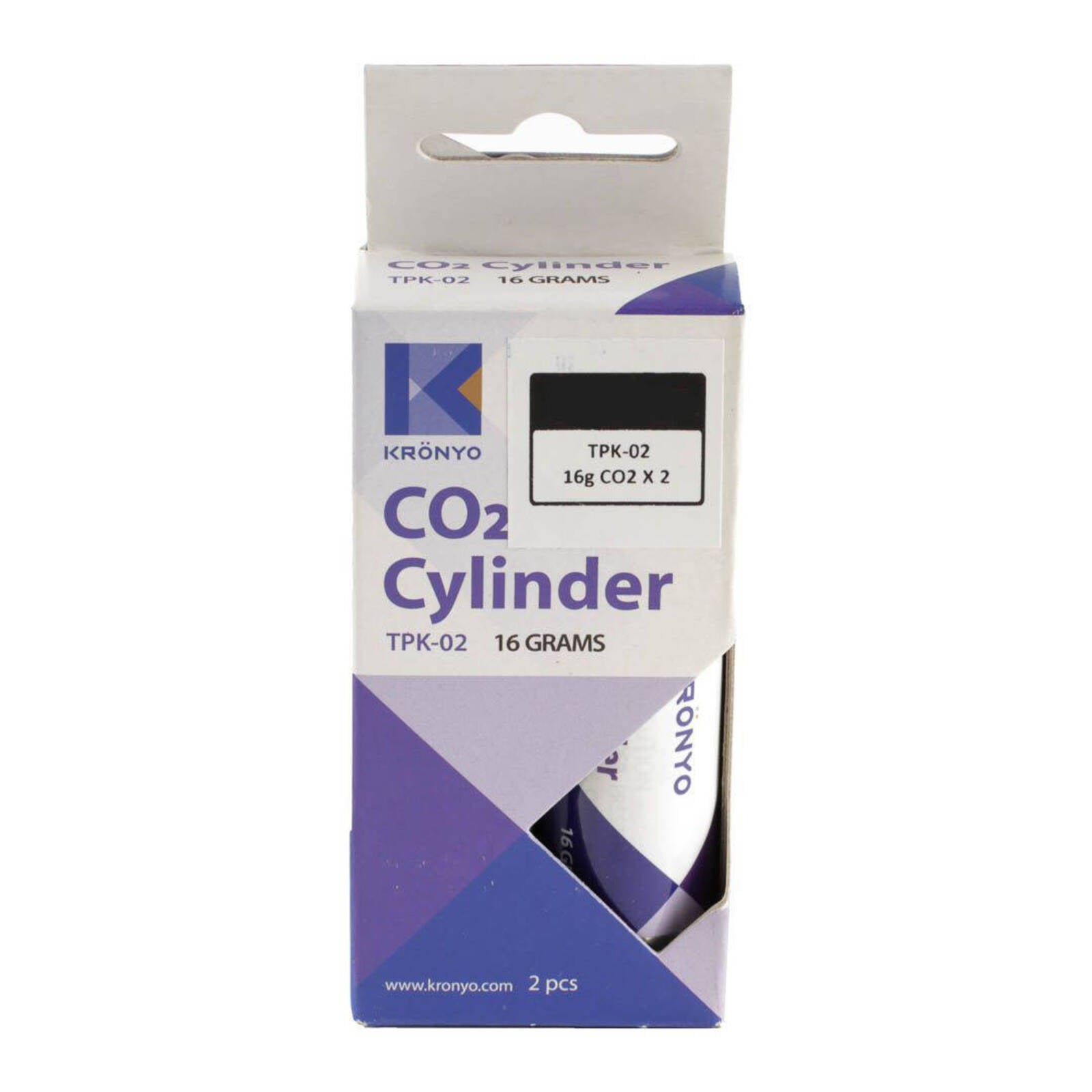 Kronyo CO2 Cylinders - 16g (2 Pack)