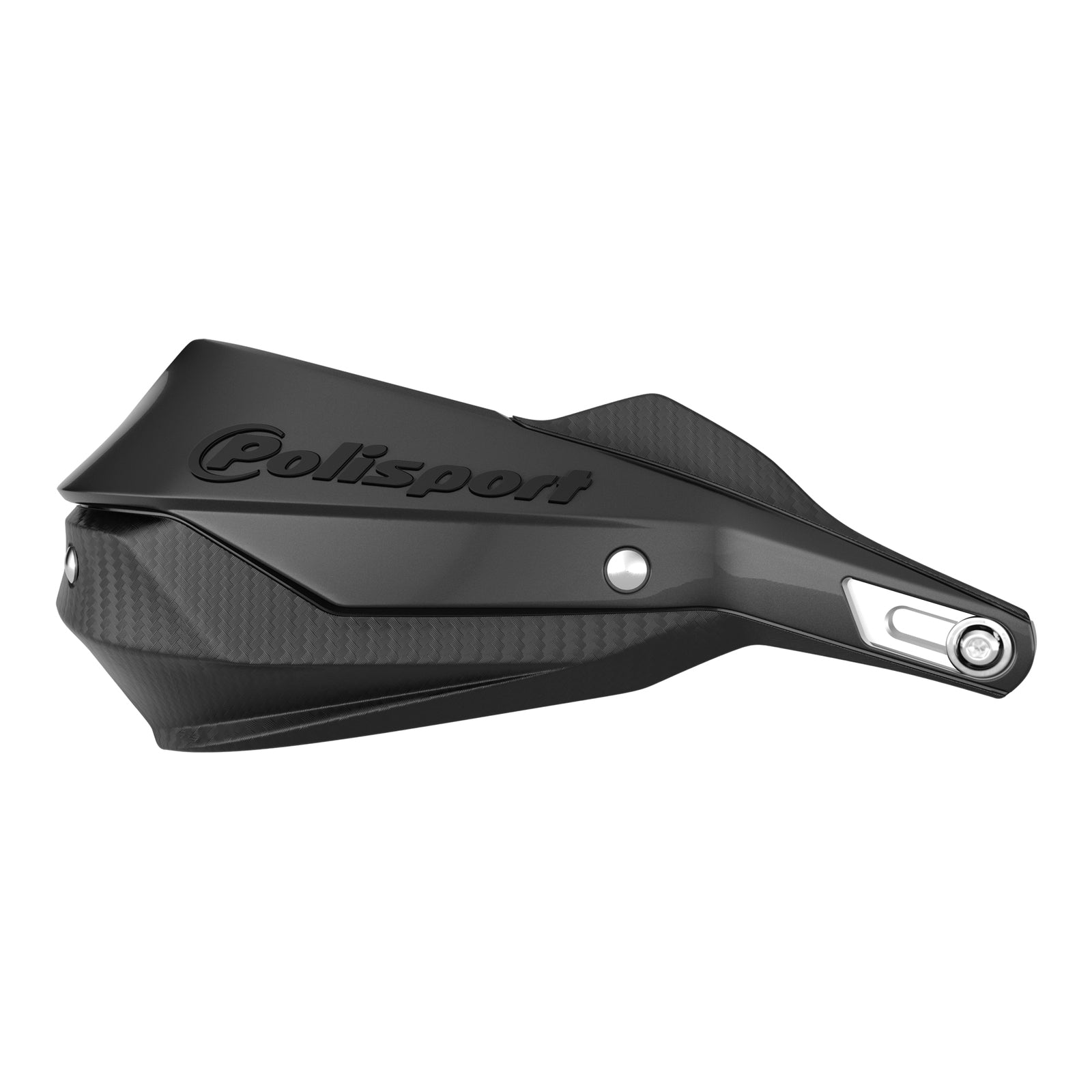 Polisport Trail Blazer Handguard with Metal Bar - Black / Black