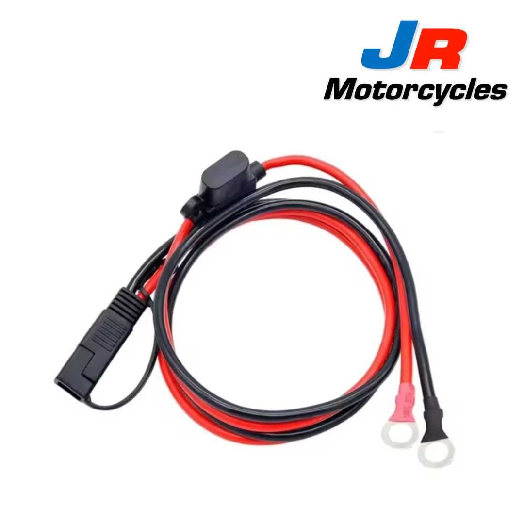 Large Ring Terminal SAE Battery Tender Cable with Fuse