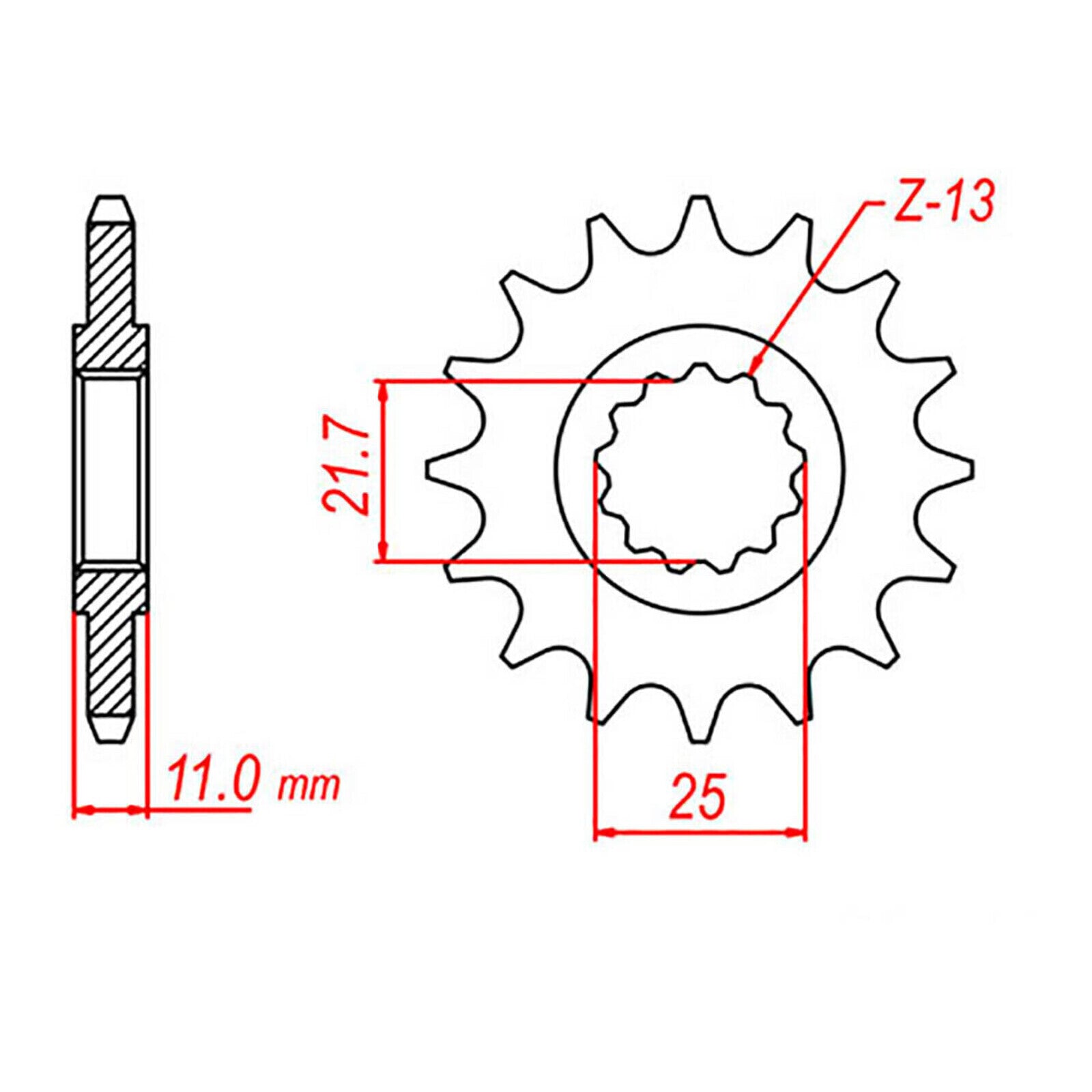 Sprocket Kit Yamaha FZR1000 '87-'88 (530conv) - 530XRE 17/46