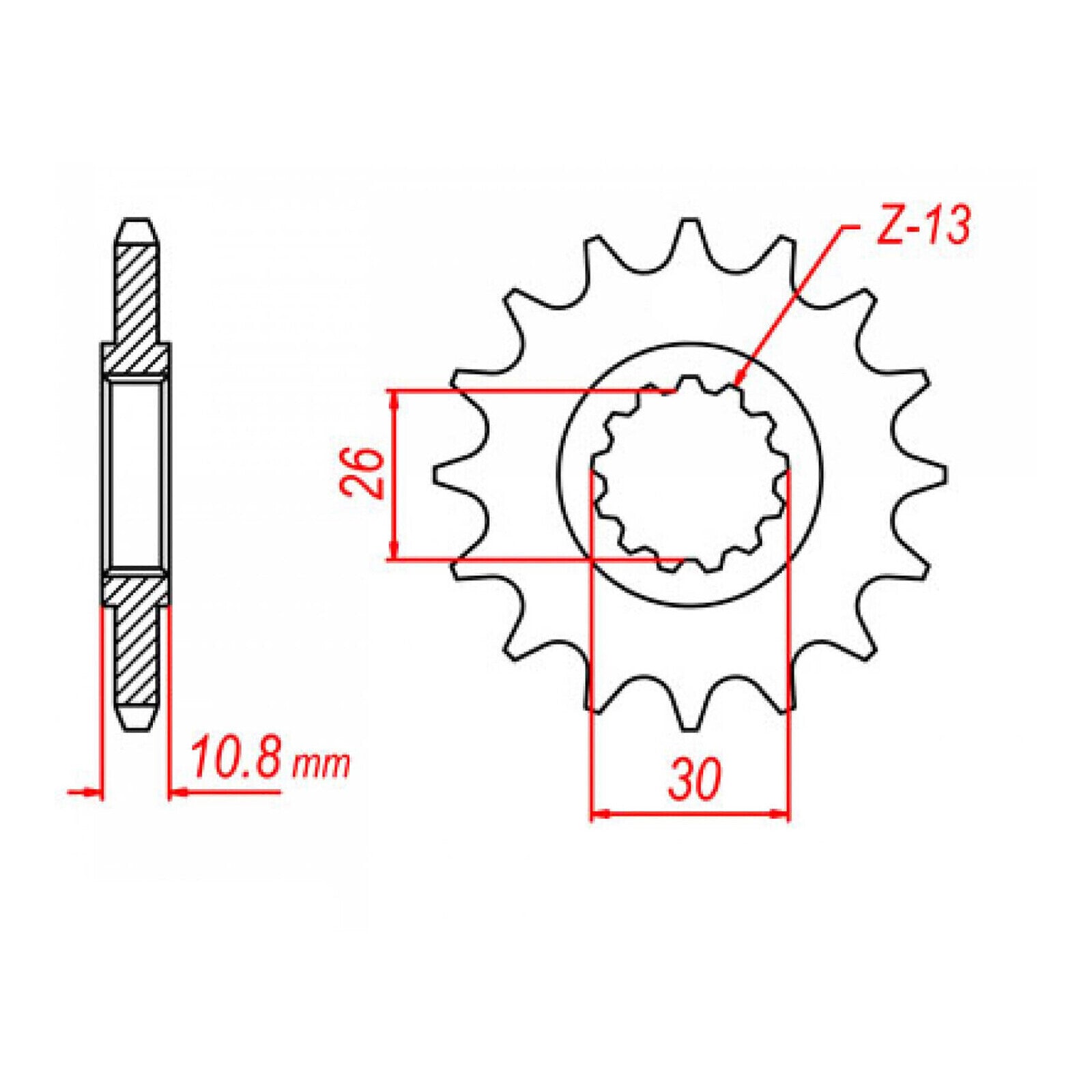 Sprocket Kit Yamaha YZF-R1 '98-'03 Gold (economy) - GB530XRE 16/43