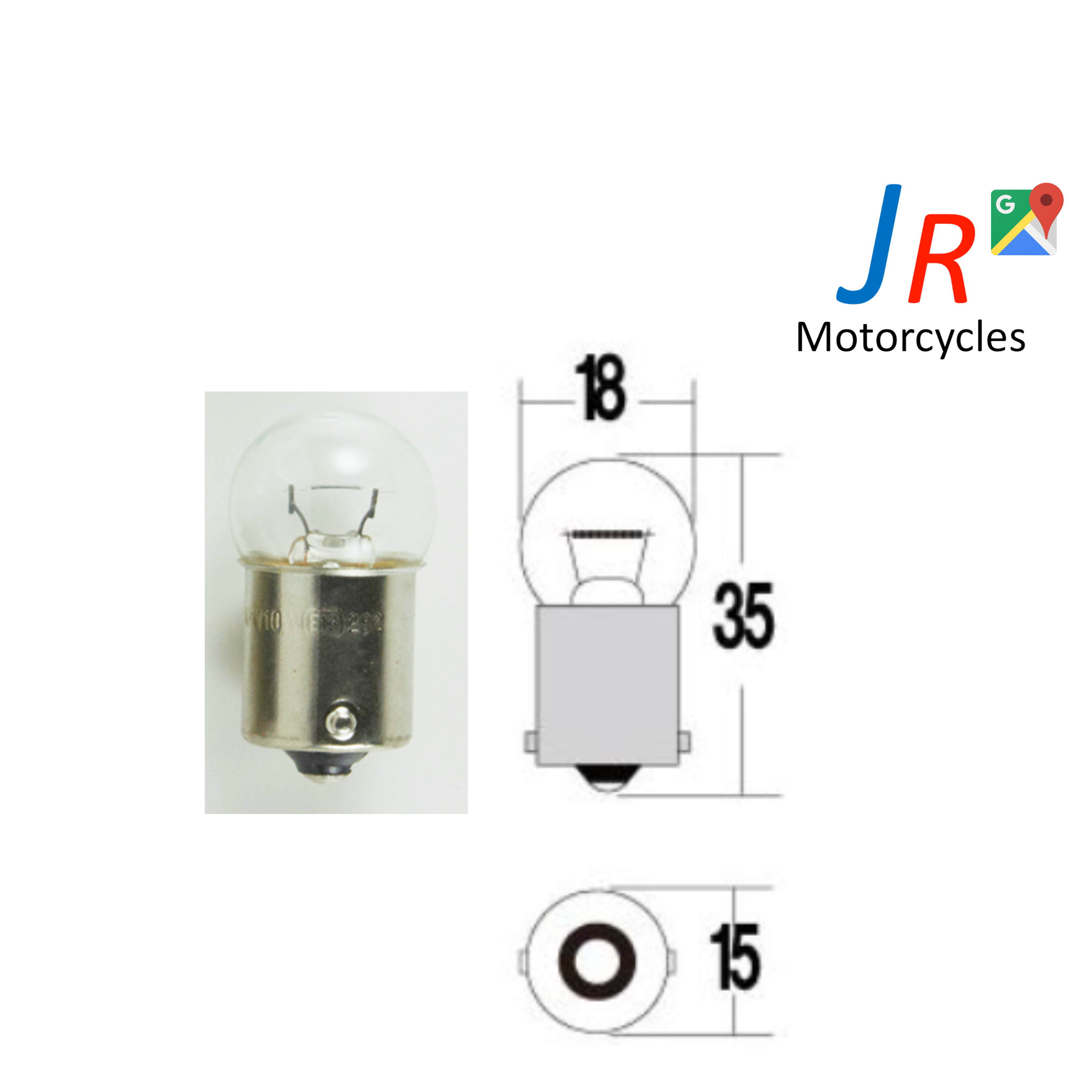 Motorcycle scooter indicator bulb 12v 10w | Imported from Japan image 0