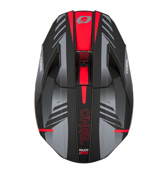 O'Neal 3SRS HAZE Helmet - Black/Grey/Red