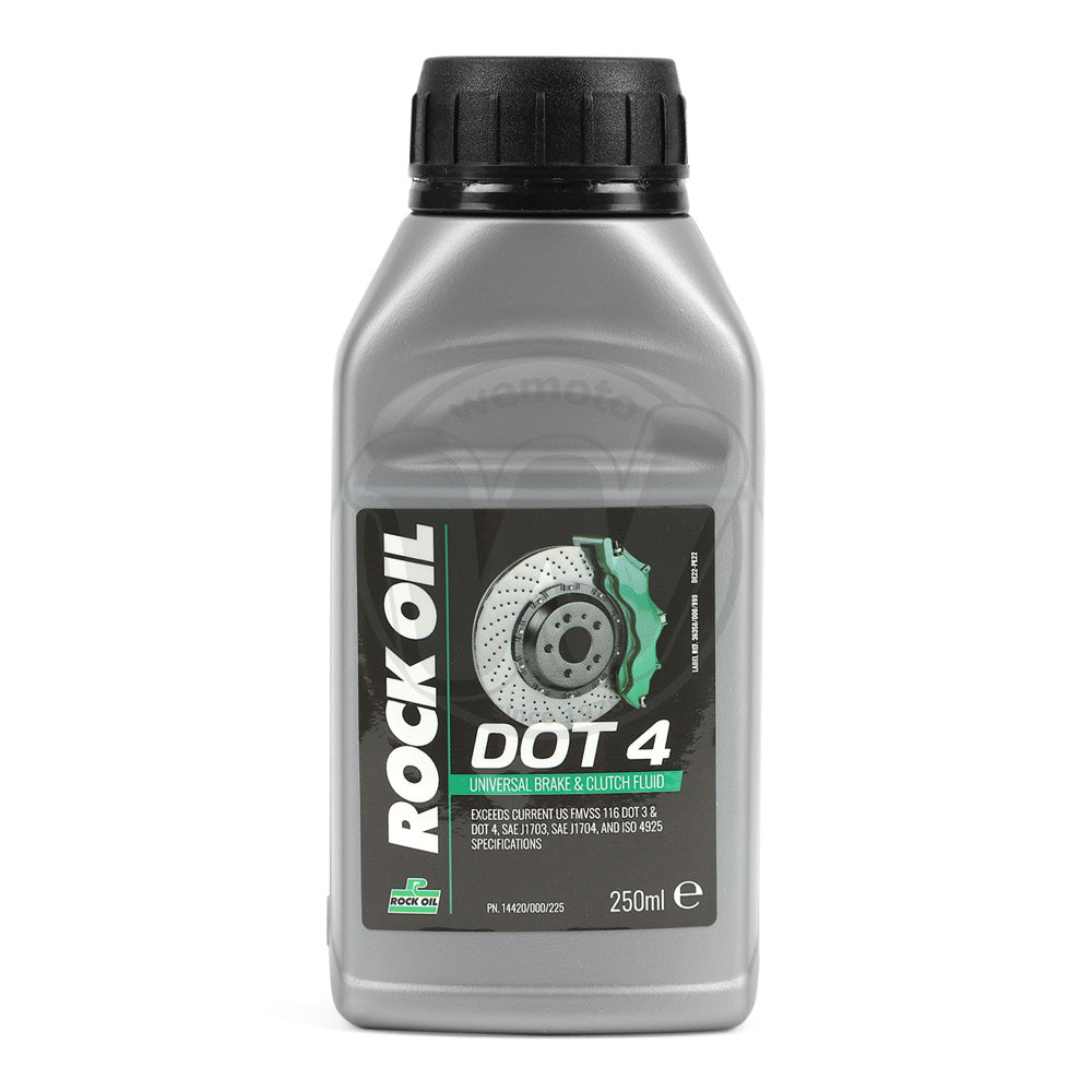 BRAKE FLUID DOT 4 ROCK OIL 250 MLS