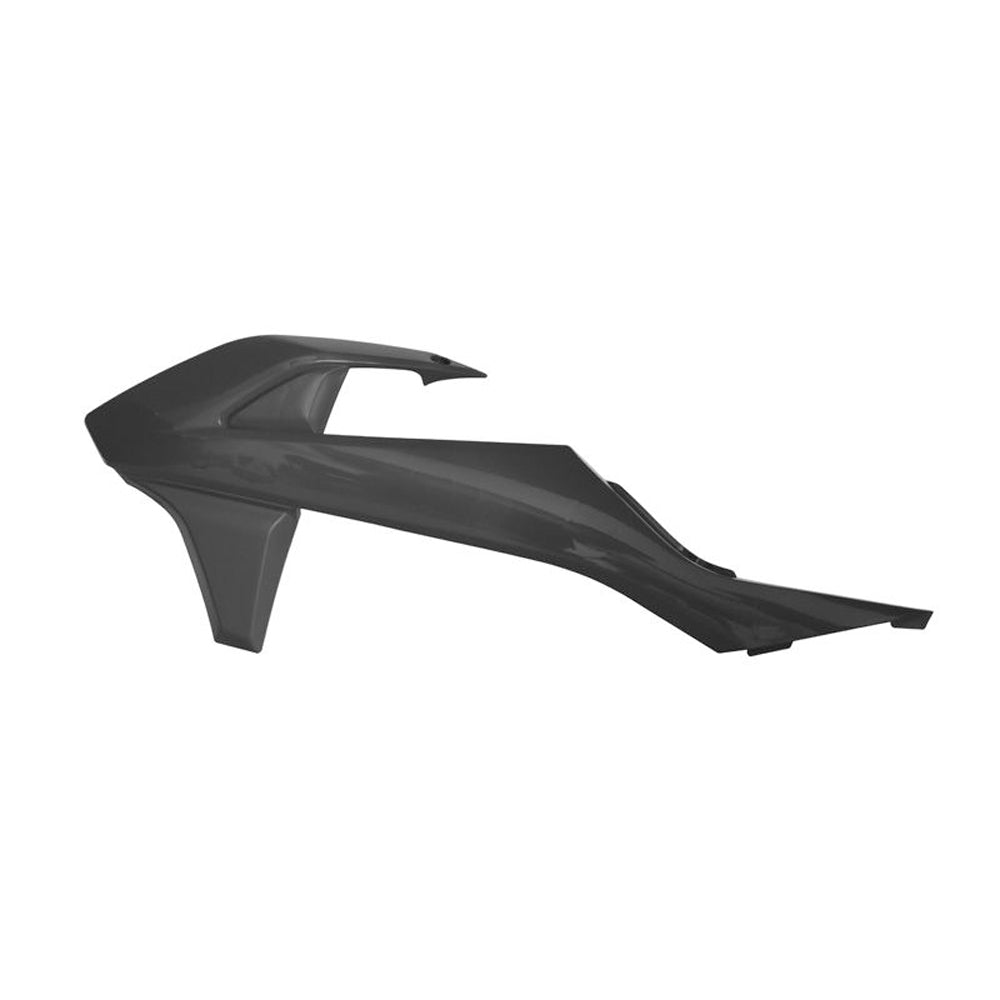 RADIATOR SHROUDS RTECH BLACK GAS GAS MCE3 23-ON MCE5 21-ON MC50 21-ON KTM 50 SX 16-ON SX-E 5 20-ON