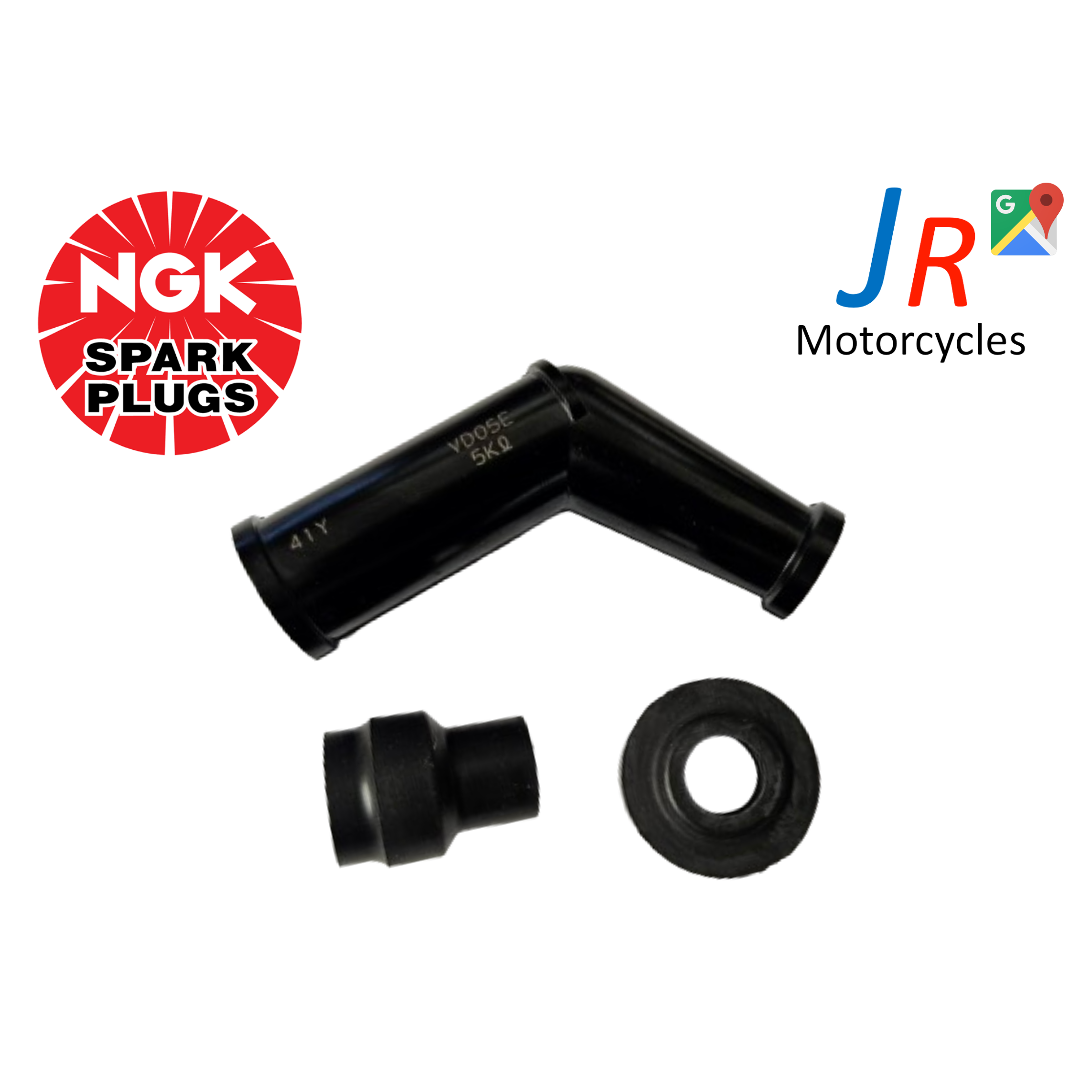 Genuine NGK VD05E Resistor Spark Plug Cap 120 Degree (8420)| Imported from Japan image 0
