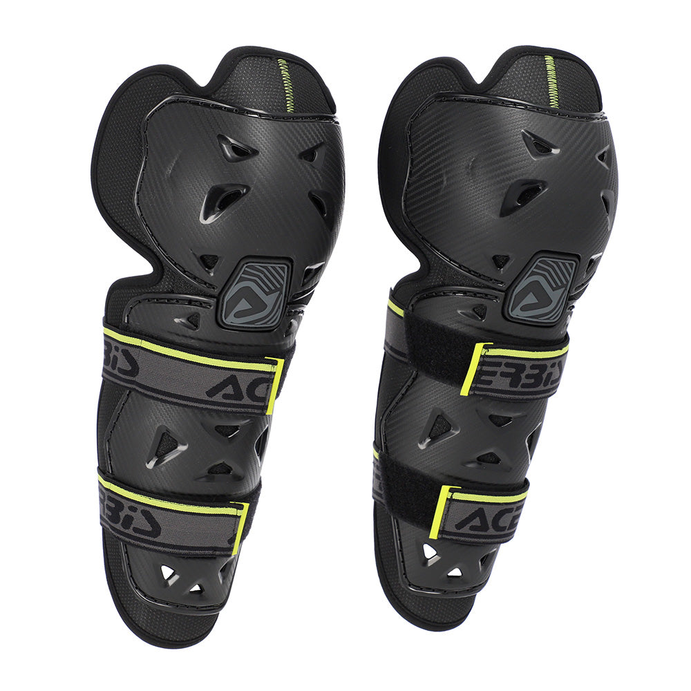 ACERBIS Profile 2 Knee Guards - Black Yellow