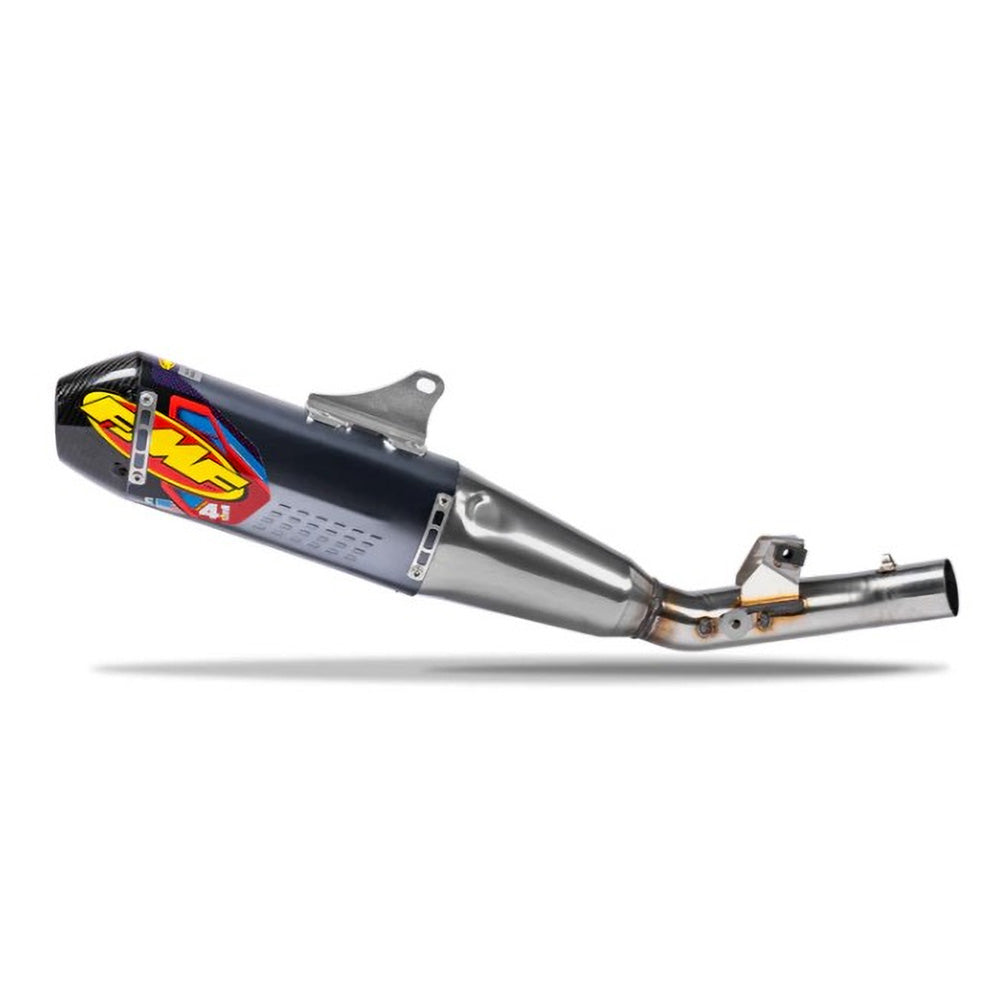 4.1 S/S Alum CRF250R/X 2022-25 slip on w/carb end cap FMF