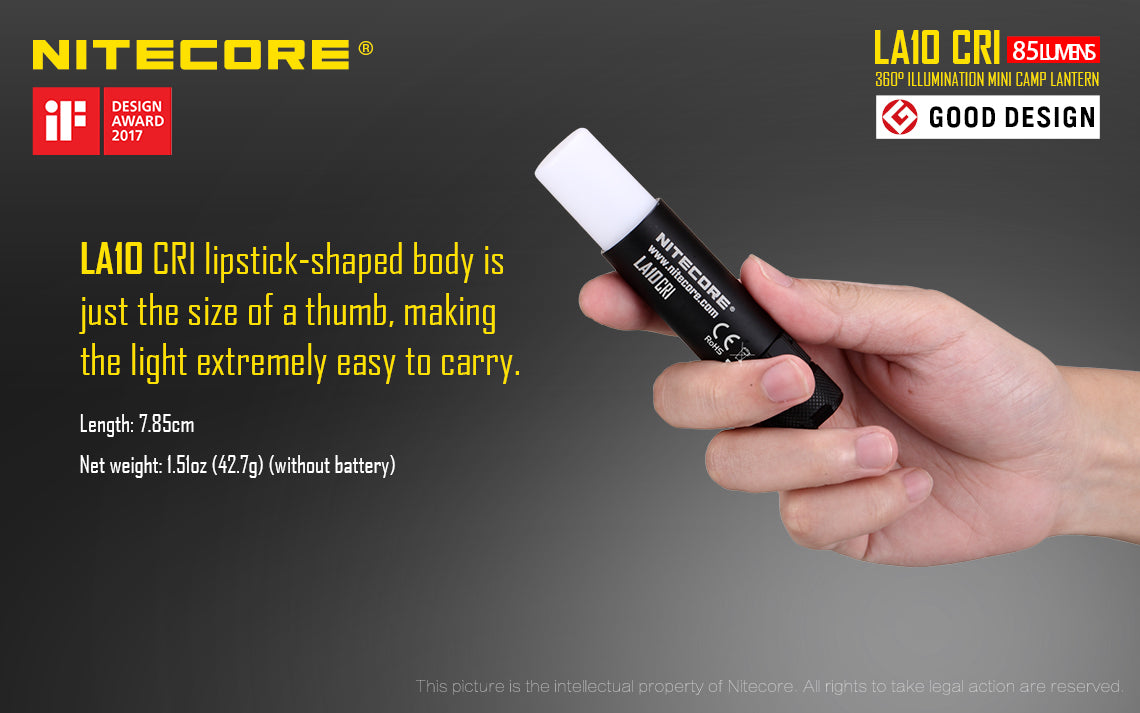 NITECORE LA10 CRI LED FLASHLIGHT