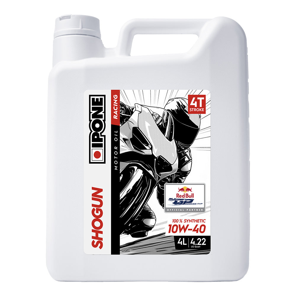 IPONE Shogun -  100% Synthetic 4T Oil - 10W-40 4L