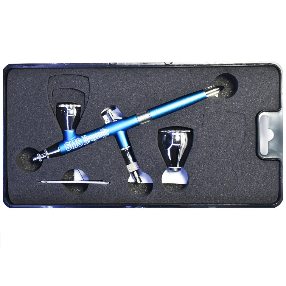 SCALE MODELLERS SUPPLY DRAGONAIR AIRBRUSH 0.2MM BLUE
