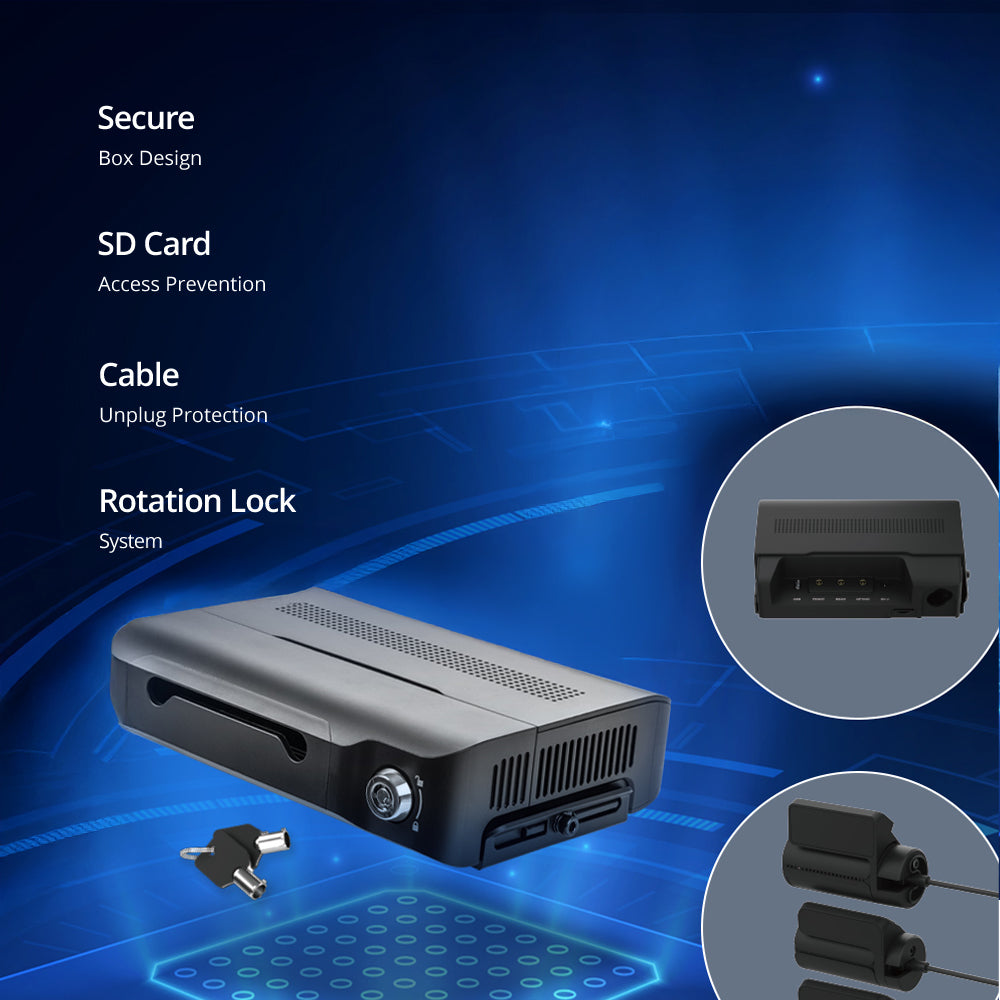 BLACKVUE DR770X BOX PRO 3-CH CAMERA SYSTEM - CENTRAL RECORD BOX + FRONT, IR 1080 HD DASHCAM 64 GB