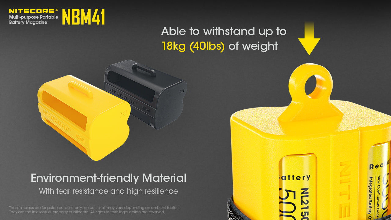 NITECORE NBM41 BATTERY MAGAZINE FOR 21700 / 18650 BATTERIES