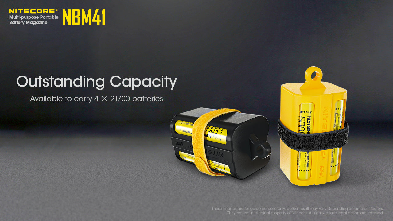 NITECORE NBM41 BATTERY MAGAZINE FOR 21700 / 18650 BATTERIES