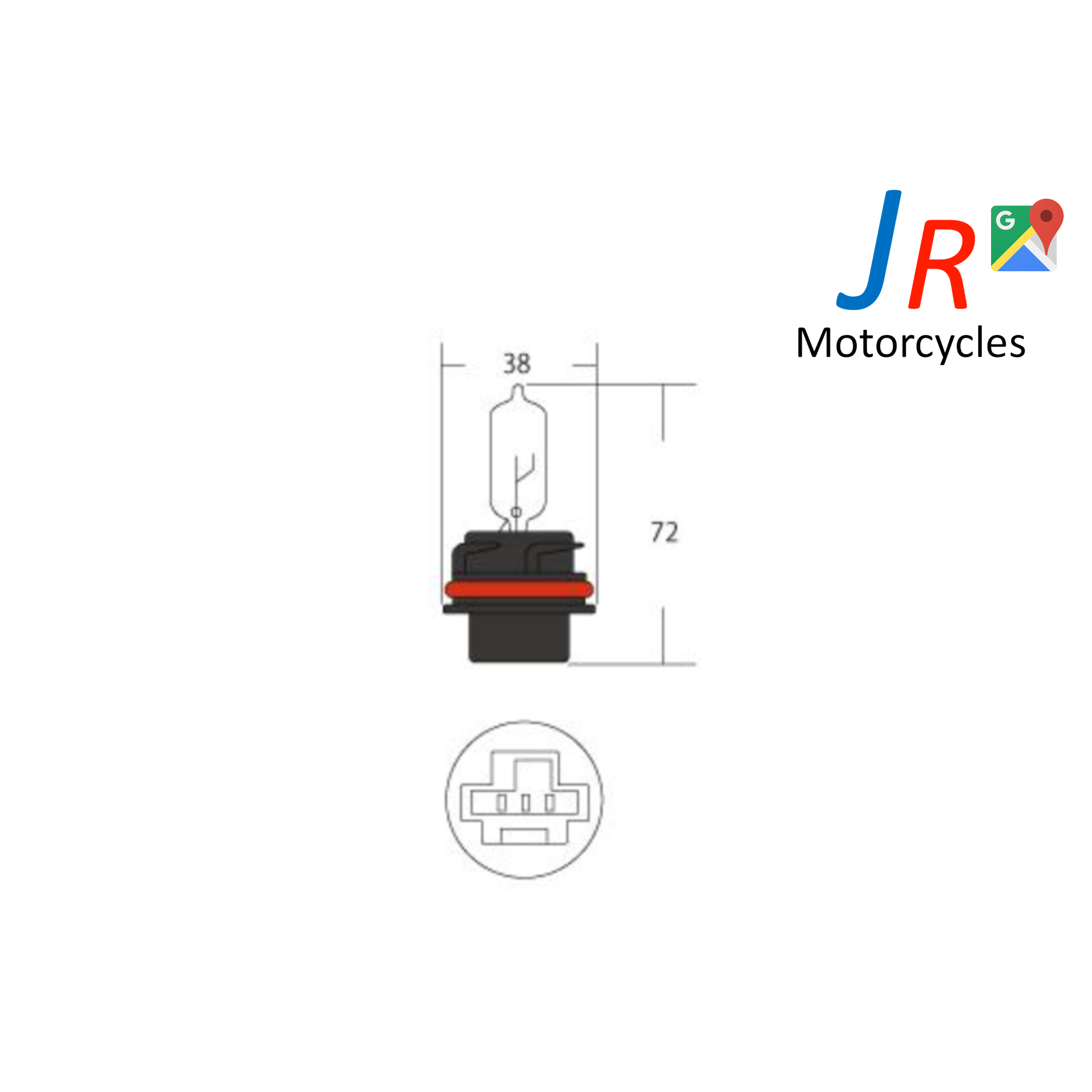 Honda Scooter 12v 40/40w Head Light Bulb | Imported from Japan image 1